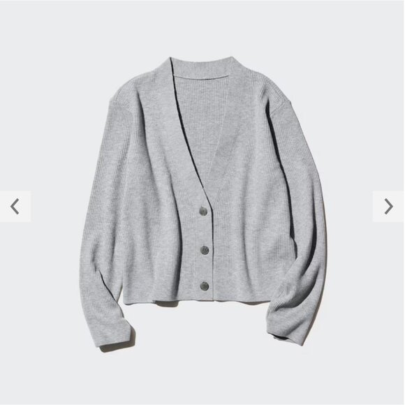 Uniqlo Knit Ribbed Cardigan Longsleeve - Picture 1 of 6